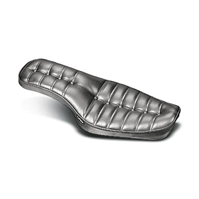 Le Pera Cobra 2-Up Seat for Harley 82-03 XL Sportster / Pleated Black  - Customhoj