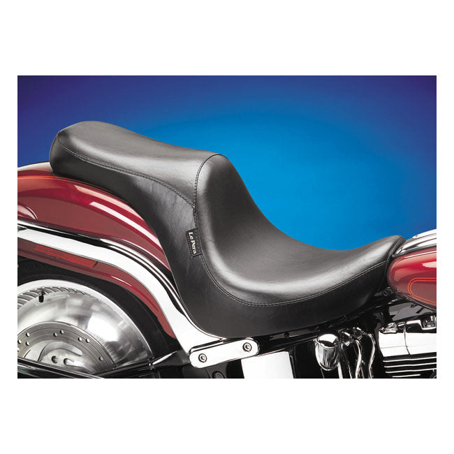 Le Pera Silhouette Deluxe 2-Up Seat for Harley 00-07 Softail Deuce / Black  - Customhoj