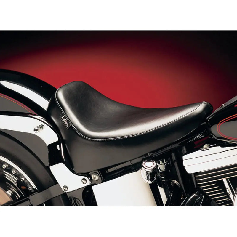 Le Pera Silhouette Deluxe Solo Seat for Harley 08-17 Softail Heritage / Black  - Customhoj
