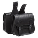 Ledrie Throw Over 30L Leather Motorcycle Postman Bag Set  - Customhoj