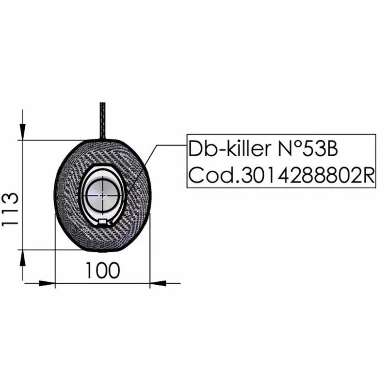 LeoVince DB Killer Noise Damper 3014288802R