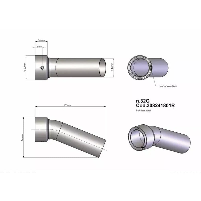 LeoVince DB Killer Noise Damper 308241801R