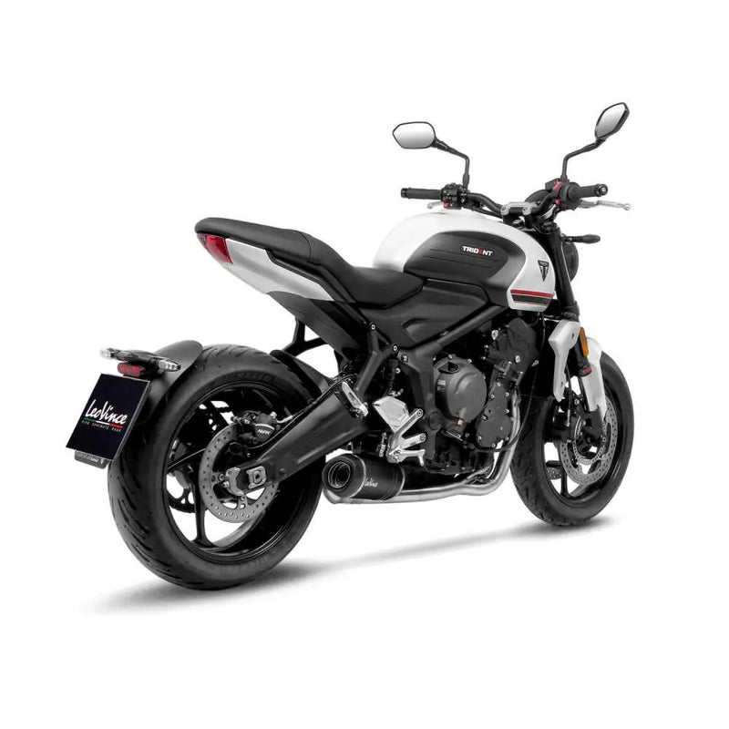 LeoVince LV One Evo Exhaust System for Triumph 21-24 Trident 660 (Carbon muffler) (ECE-approved) (14386EK)  - Customhoj