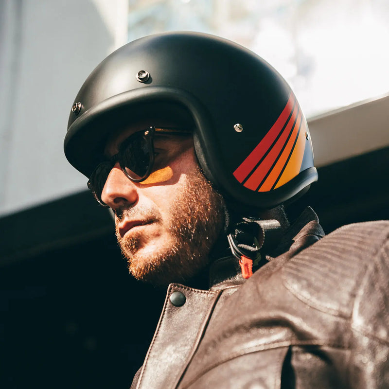 DMD Retro Custom åben motorcykelhjelm