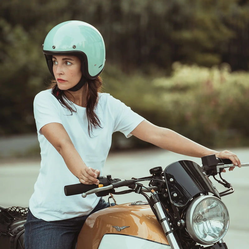DMD Retro klassisk åben motorcykelhjelm