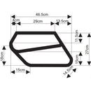 Longride Model 149 Click-On 27L Motorcycle Saddlebag Set  - Customhoj