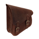 Longride Swingarm Bag for Harley 84-17 Softail / Leather / Brown  - Customhoj