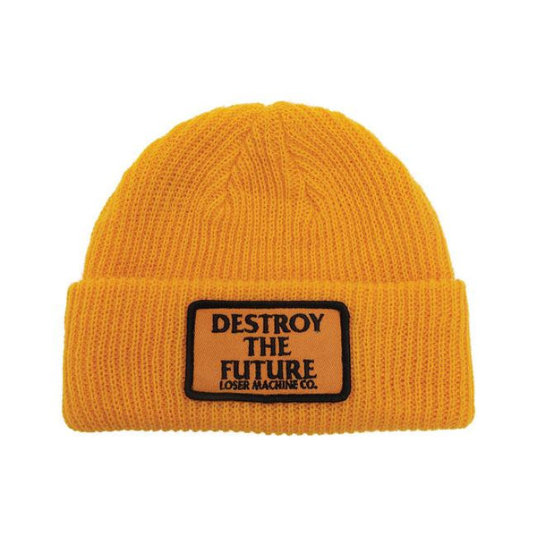 Loser Machine Beanie Gold Loser Machine Token Beanie Customhoj