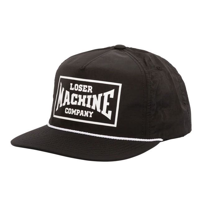 Loser Machine Too Hard Hat Cap Black  - Customhoj