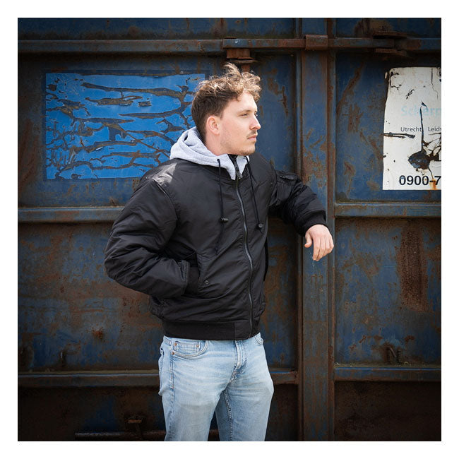 MA-1 Bomber Flight Hooded Jacket  - Customhoj