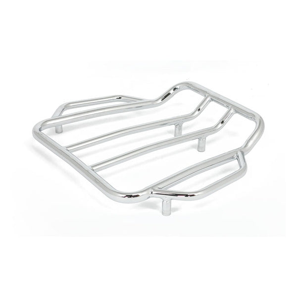 MCS Tour-Pak Contoured Chrome Luggage Rack for Harley 87-25 Touring (Replaces OEM: 79148-06A)  - Customhoj