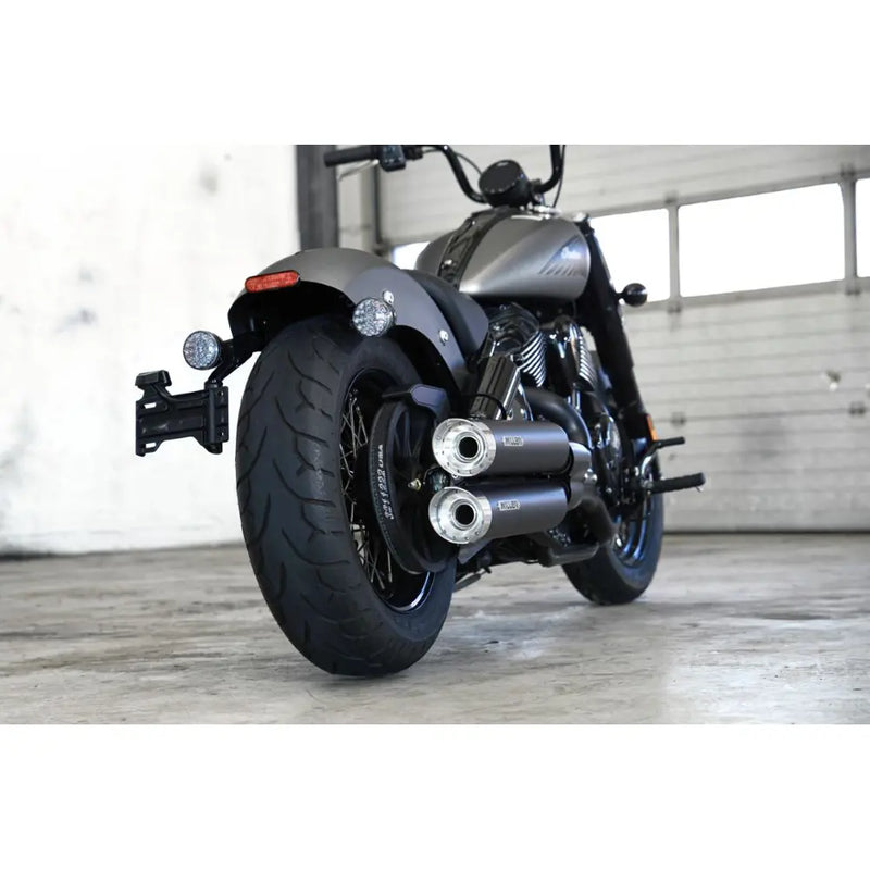 Miller Omaha Euro 5 Slip-On Mufflers for Indian  - Customhoj