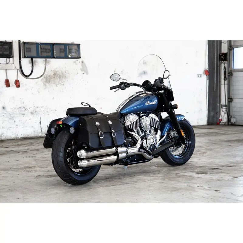 Miller Omaha Euro 5 Slip-On Mufflers for Indian  - Customhoj