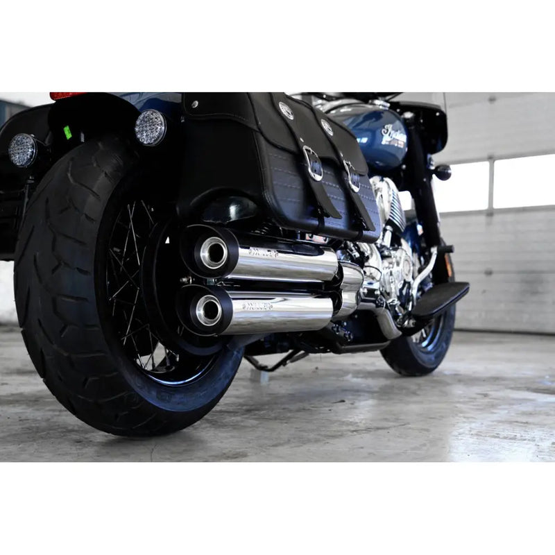 Miller Omaha Euro 5 Slip-On Mufflers for Indian  - Customhoj