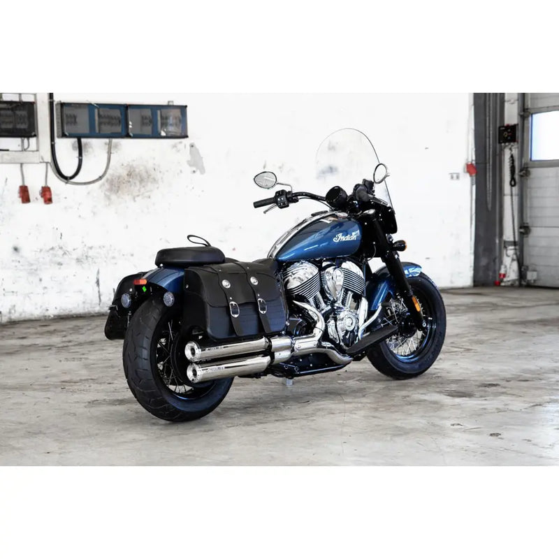 Miller Omaha Euro 5 Slip-On Mufflers for Indian  - Customhoj