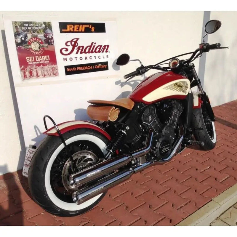 Miller Yuma Euro 3/4/5 Slip-On Mufflers for Indian  - Customhoj