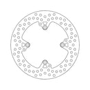 Moto-Master Brake Disc Ducati 848 / Evo / Corse / SE / Streetfighter 08-15 Moto-Master Halo Rear Brake Disc for Ducati Customhoj