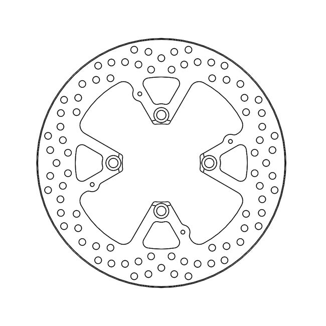 Moto-Master Brake Disc Ducati Diavel 1200 / Diesel 11-19 Moto-Master Halo Rear Brake Disc for Ducati Customhoj