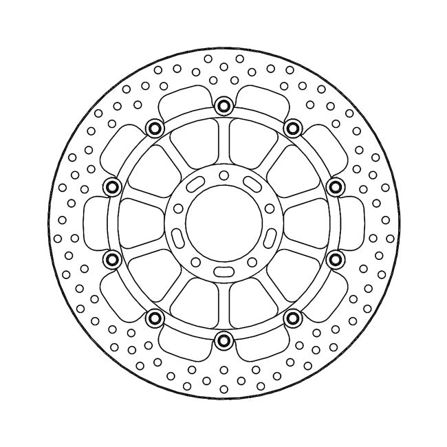 Moto-Master Brake Disc Ducati Monster 1200 R 16-20 Moto-Master Halo Front Left Brake Disc for Ducati Customhoj