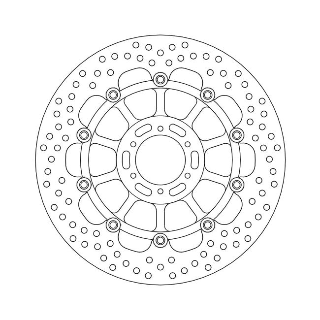 Moto-Master Brake Disc Honda CB 1100 SF X11 00-01 Moto-Master Halo Front Left Brake Disc for Honda Customhoj