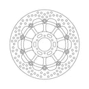 Moto-Master Brake Disc Honda CBR 400 F F2 1985 Moto-Master Halo Front Left Brake Disc for Honda Customhoj