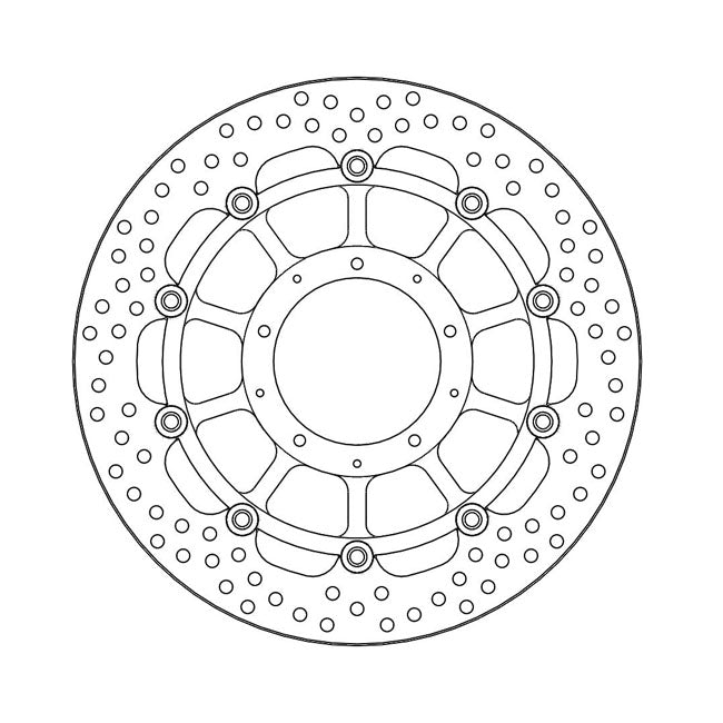 Moto-Master Brake Disc Honda VFR 1200 F 10-17 Moto-Master Halo Front Right Brake Disc for Honda Customhoj