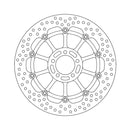 Moto-Master Brake Disc Kawasaki Vulcan 1500 Mean Streak 02-04 Moto-Master Halo Front Left Brake Disc for Kawasaki Customhoj