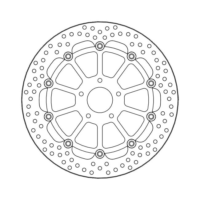 Moto-Master Brake Disc KTM 690 Duke 13-19 Moto-Master Halo Front Left Brake Disc for KTM Customhoj