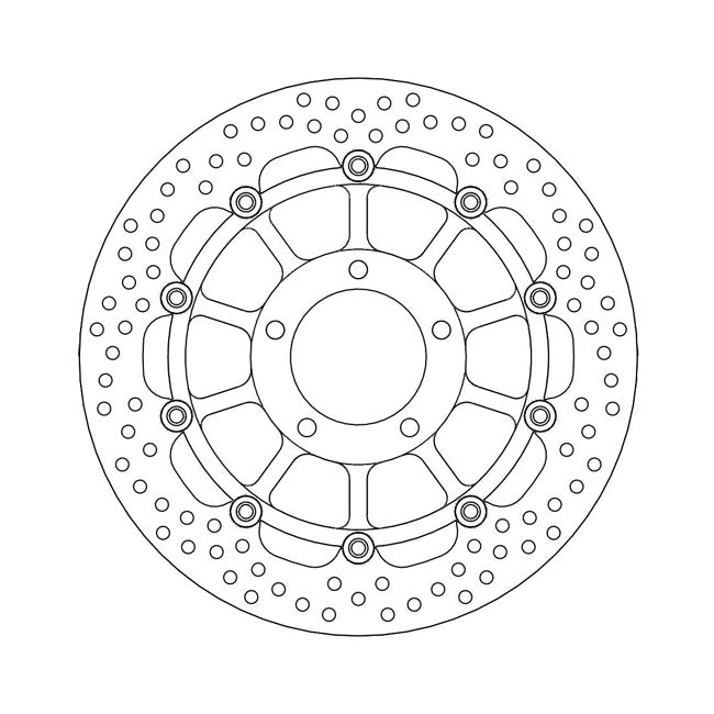 Moto-Master Brake Disc Triumph Daytona 955 i 01-06 Moto-Master Halo Front Right Brake Disc for Triumph Customhoj