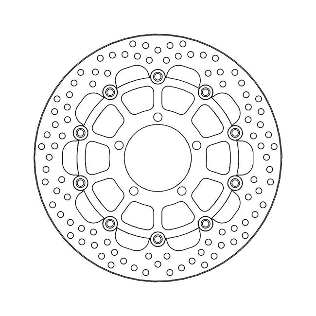 Moto-Master Brake Disc Triumph Speed Twin 1200 2020 Moto-Master Halo Front Left Brake Disc for Triumph Customhoj