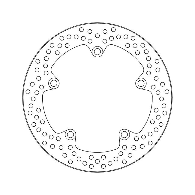 Moto-Master Brake Disc Yamaha MT-07 700 / SP 14-22 Moto-Master Halo Rear Brake Disc for Yamaha Customhoj