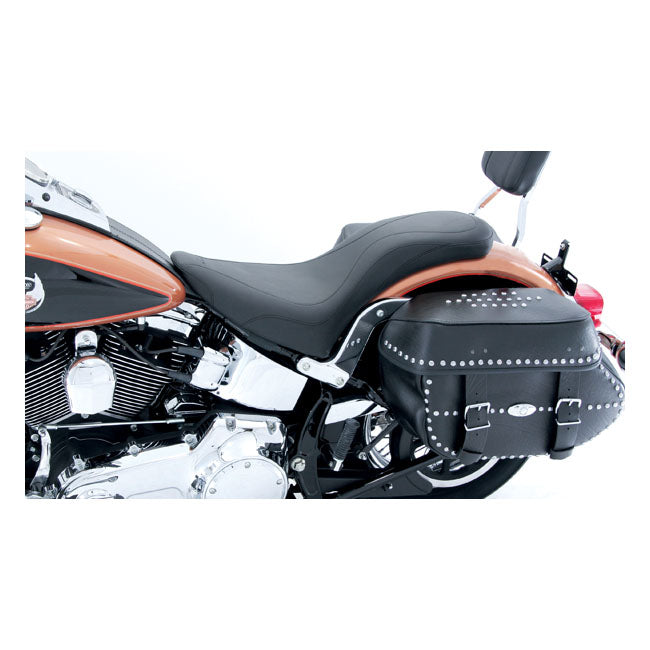 Mustang DayTripper 2-Up Seat for Harley 00-06 Softail Fat Boy (read note) / Plain  - Customhoj