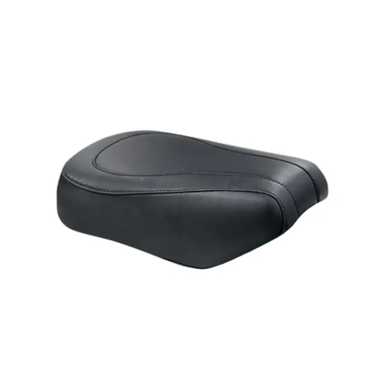 Mustang Standard Touring Passenger Seat for Harley 06-10 Softail Standard / Custom / Night Train / Springer / Black / Plain / Non-Recessed  - Customhoj