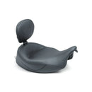 Mustang Super Touring Solo Seat for Harley 08-25 Touring (excl. 23-25 CVO; 24-25 Road Glide / Street Glide) / Plain / With backrest  - Customhoj