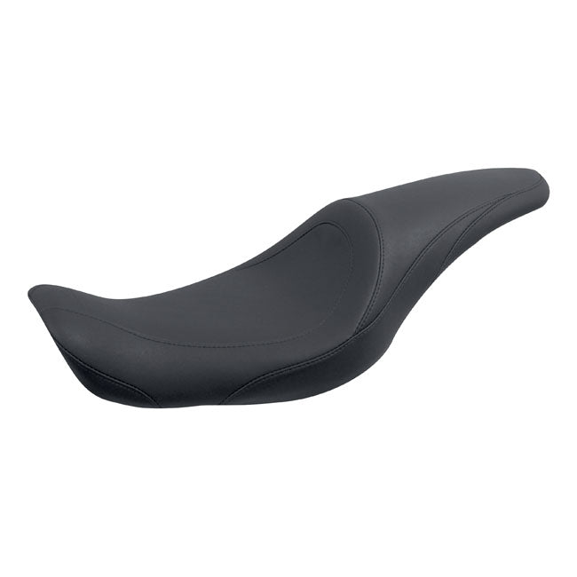 Mustang Tripper Fastback 2-Up Seat for Harley 06-17 Dyna (excl. 14-17 Fat Bob) / Plain  - Customhoj