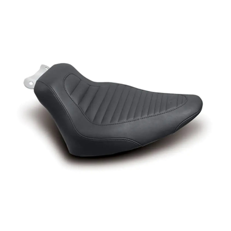 Mustang Tripper Solo Seat for Harley 08-17 Softail Heritage / Deluxe / Black / Tuck n Roll  - Customhoj