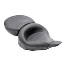 Mustang Wide Touring 2-Up Seat for Harley 91-96 Touring Electra Glide / Tour Glide (read note) / Plain  - Customhoj