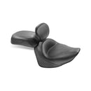 Mustang Wide Touring 2-Up Seat for Yamaha 08-17 Raider XV 1900 / Plain / With backrest  - Customhoj