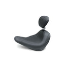 Mustang Wide Tripper Solo Seat for Harley 18-25 Softail Sport Glide & Low Rider / S / ST / Plain / Black / With backrest  - Customhoj