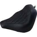Mustang Wide Tripper Solo Seat for Harley 18-25 Softail Standard / Street Bob / Double Diamond / Black / Without backrest  - Customhoj