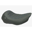 Mustang Wide Tripper Solo Seat for Harley 24-25 Touring Road Glide / Street Glide / Double Diamond / Black / Blue / Without backrest  - Customhoj