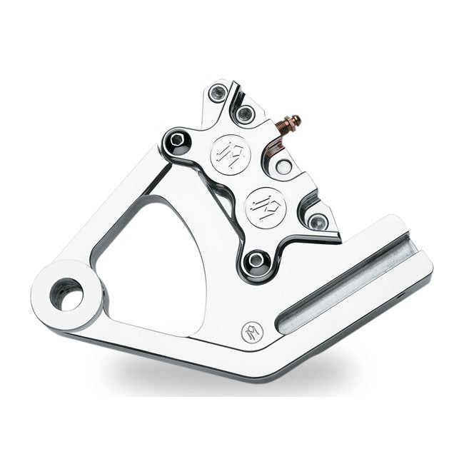 Performance Machine Caliper Mount 00-06 Softail (excl. models with 200 rear tire) / Chrome Performance Machine 125x4R Brake Caliper Rear Bracket Customhoj