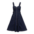 Queen Kerosin Swing Dress Dark Blue / XS