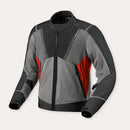 REV'IT! Airwave 4 Motorcycle Jacket Anthracite/Red / S  - Customhoj
