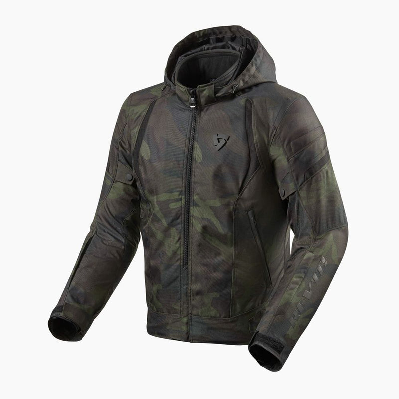 REV'IT! Flare 2 Motorcycle Jacket Camo Dark Green / S