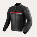 REV'IT! Mile 2 Motorcycle Jacket Black/Red / 46  - Customhoj