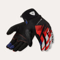 REV'IT! Surge Motorcycle Gloves Black/Red / S  - Customhoj