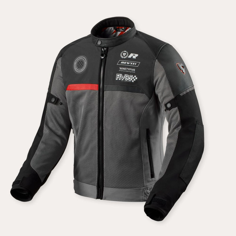 REV'IT! Swiftblade Motorcycle Jacket Black/Red / S  - Customhoj