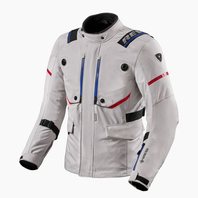 REV'IT! Vertical GTX Motorcycle Jacket Silver / S