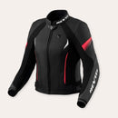 REV'IT! Xena 4 Ladies Motorcycle Jacket Black/Pink / 34  - Customhoj